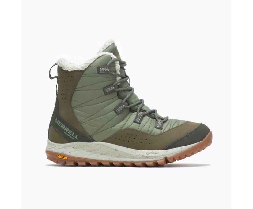 Botas Merrell Antora Impermeáveis Feminino Verde Oliva | 87436-YPTE