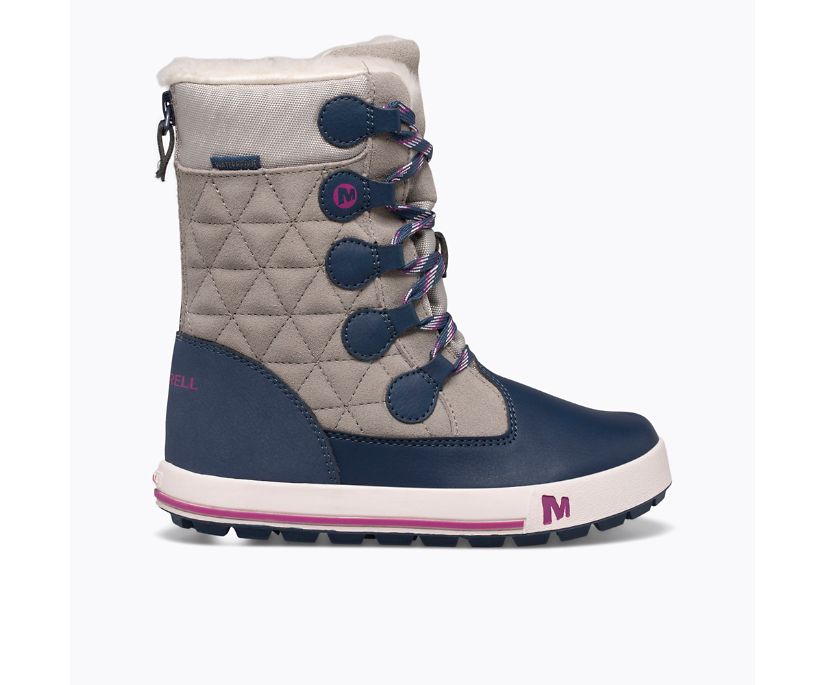 Botas Merrell Heidi Impermeáveis Criança Cinzentas / Azul Marinho | 96072-ALOX