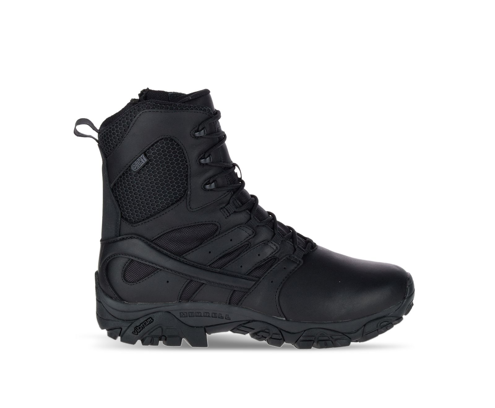 Botas Merrell Moab 2 8" Tactical Response Impermeáveis Masculino Pretas | 61205-CWRZ