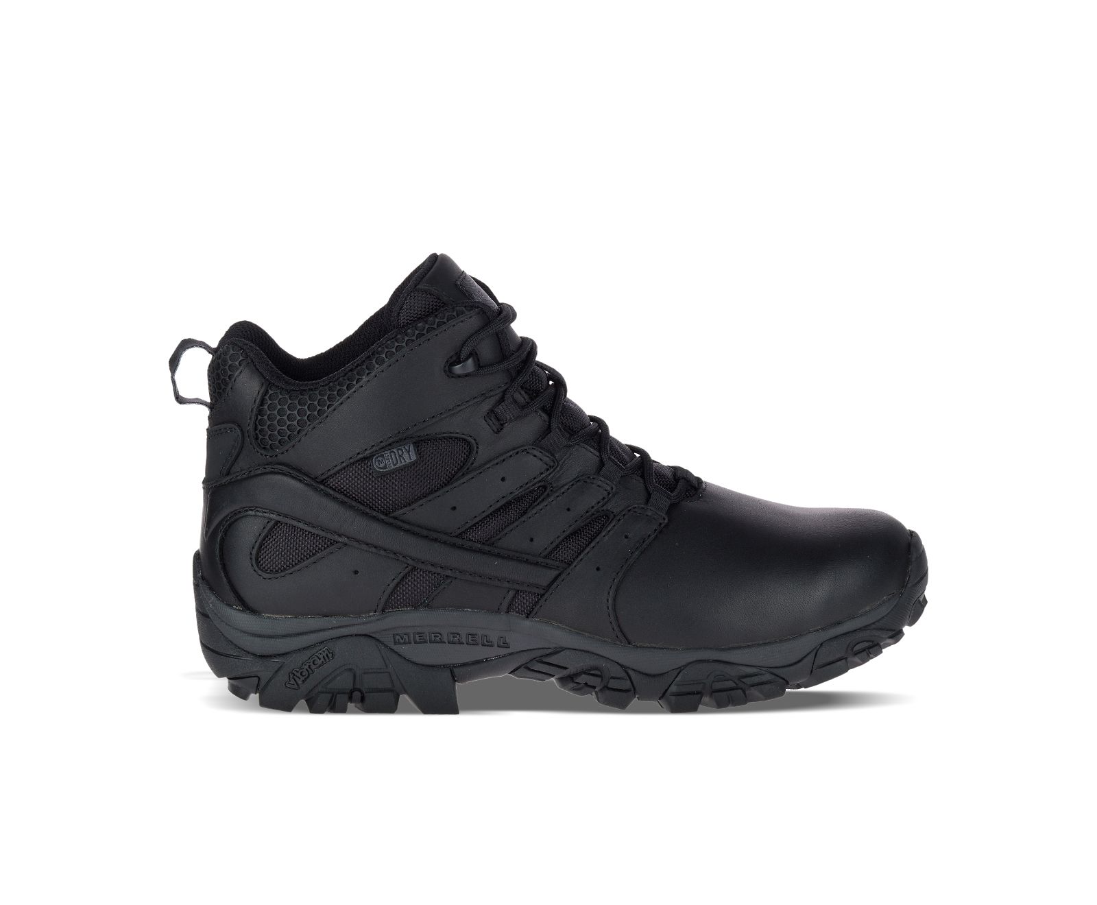 Botas Merrell Moab 2 Medio Tactical Response Impermeáveis Largos Largura Masculino Pretas | 40967-SP