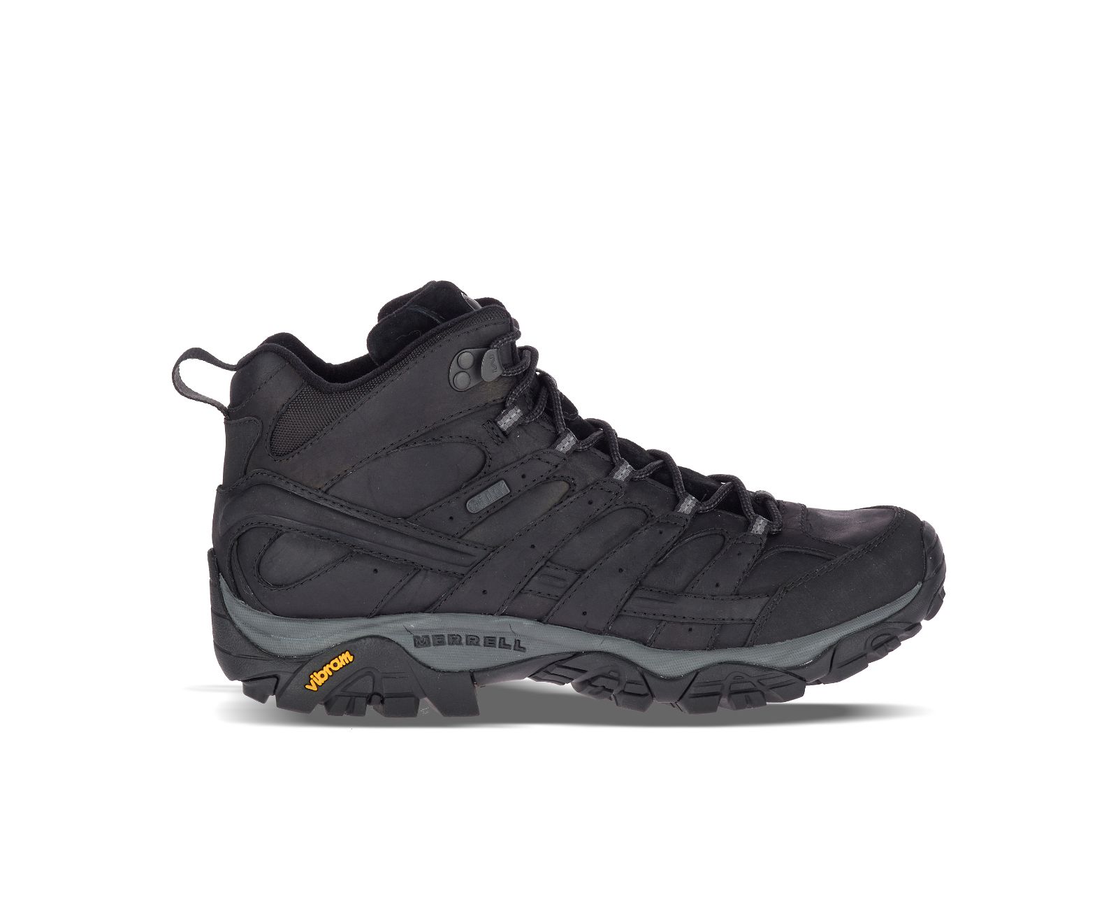 Botas Merrell Moab 2 Prime Medio Impermeáveis Masculino Pretas | 80794-XONR