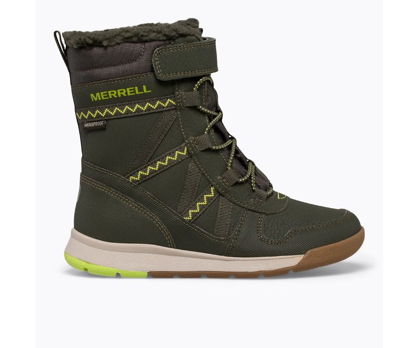 Botas Merrell Snow Crush 2.0 Impermeáveis Criança Verde Oliva | 85017-BDWR