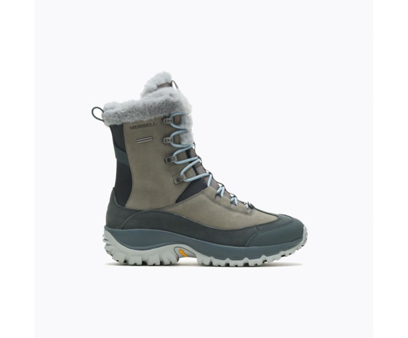 Botas Merrell Thermo Rhea Medio Impermeáveis Feminino Cinzentas | 85743-OAEH