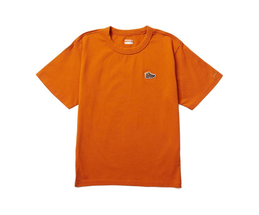 Camiseta Merrell Moab Icon Feminino Laranja | 90672-JMRU