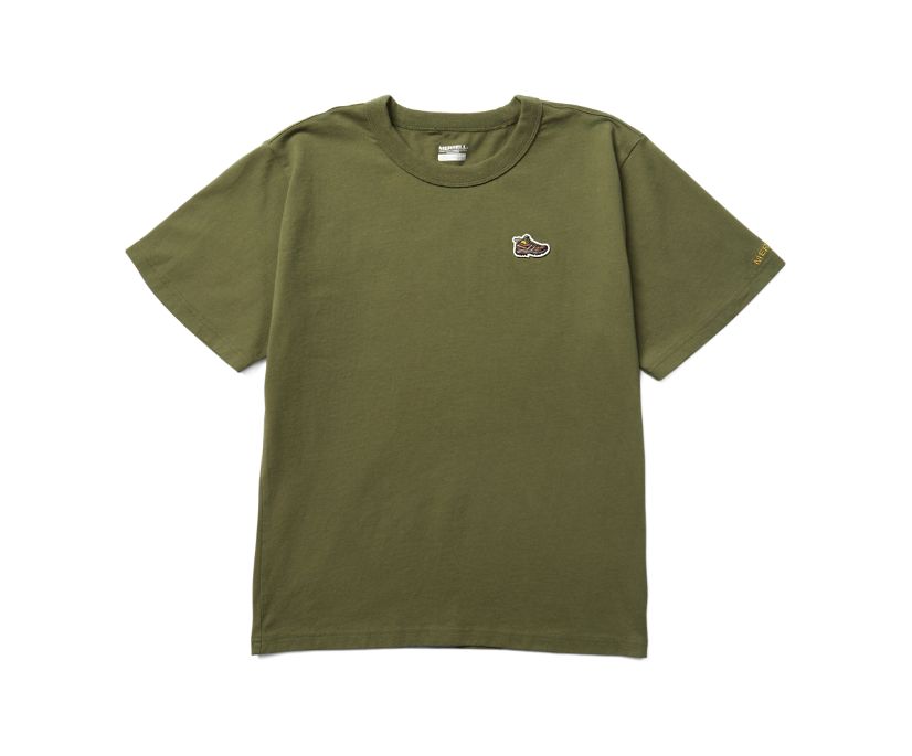 Camiseta Merrell Moab Icon Feminino Verde Oliva | 04598-NFDP