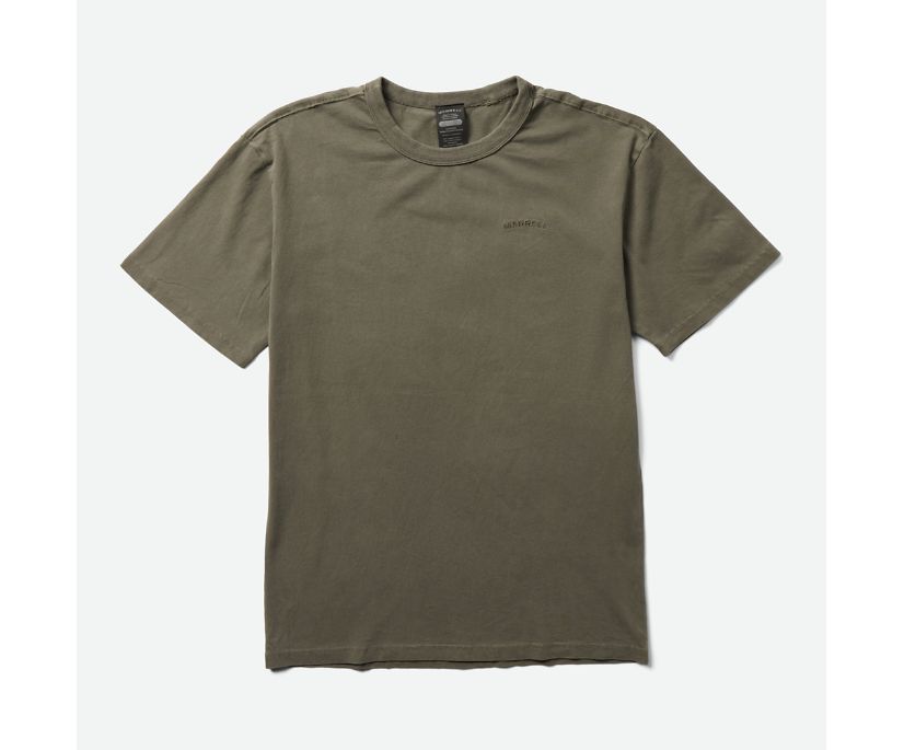 Camiseta Merrell Sunbaked Arc Masculino Verde Oliva | 63509-JFXZ