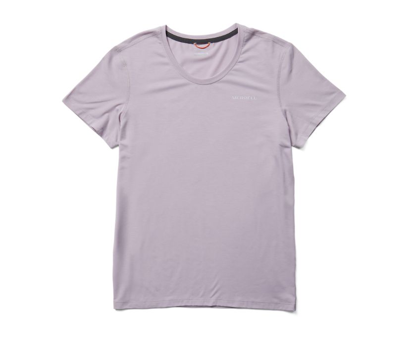 Camiseta Merrell Tencel™ Curta Sleeve Feminino Roxo | 73291-VOQL