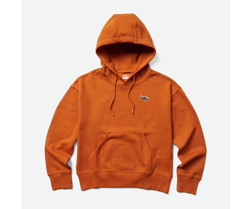 Moletom Com Capuz Merrell Jungle Moc Fleece Feminino Laranja | 07952-BUTP