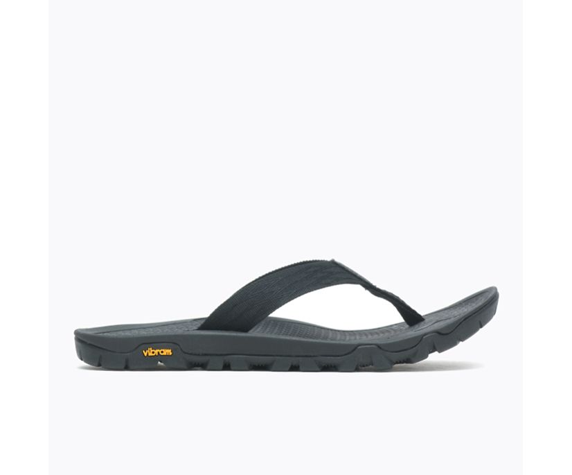 Sandalias Merrell Breakwater Flip Feminino Pretas | 09431-JASW