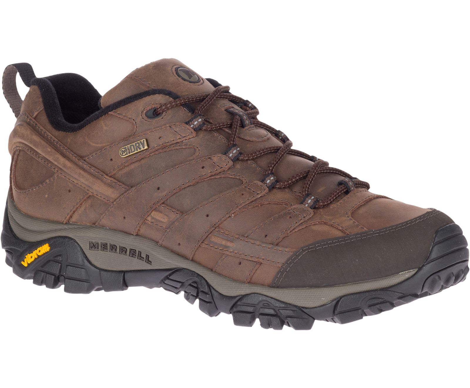 Sapatos Merrell Moab 2 Prime Impermeáveis Largos Largura Masculino Marrom | 52904-DVGR