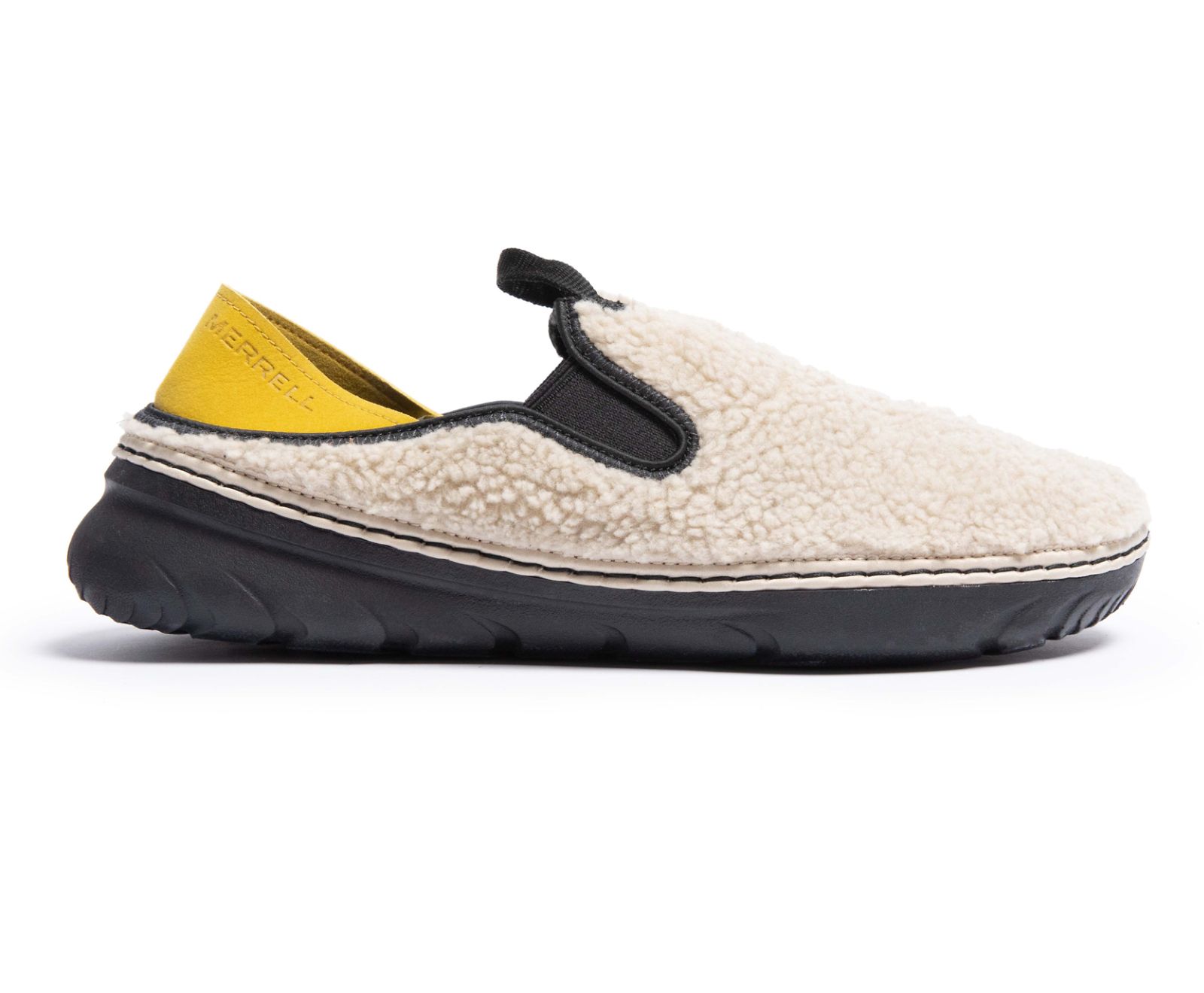 Slip On Merrell Hut Moc Fleece Masculino Branco | 08627-VANH