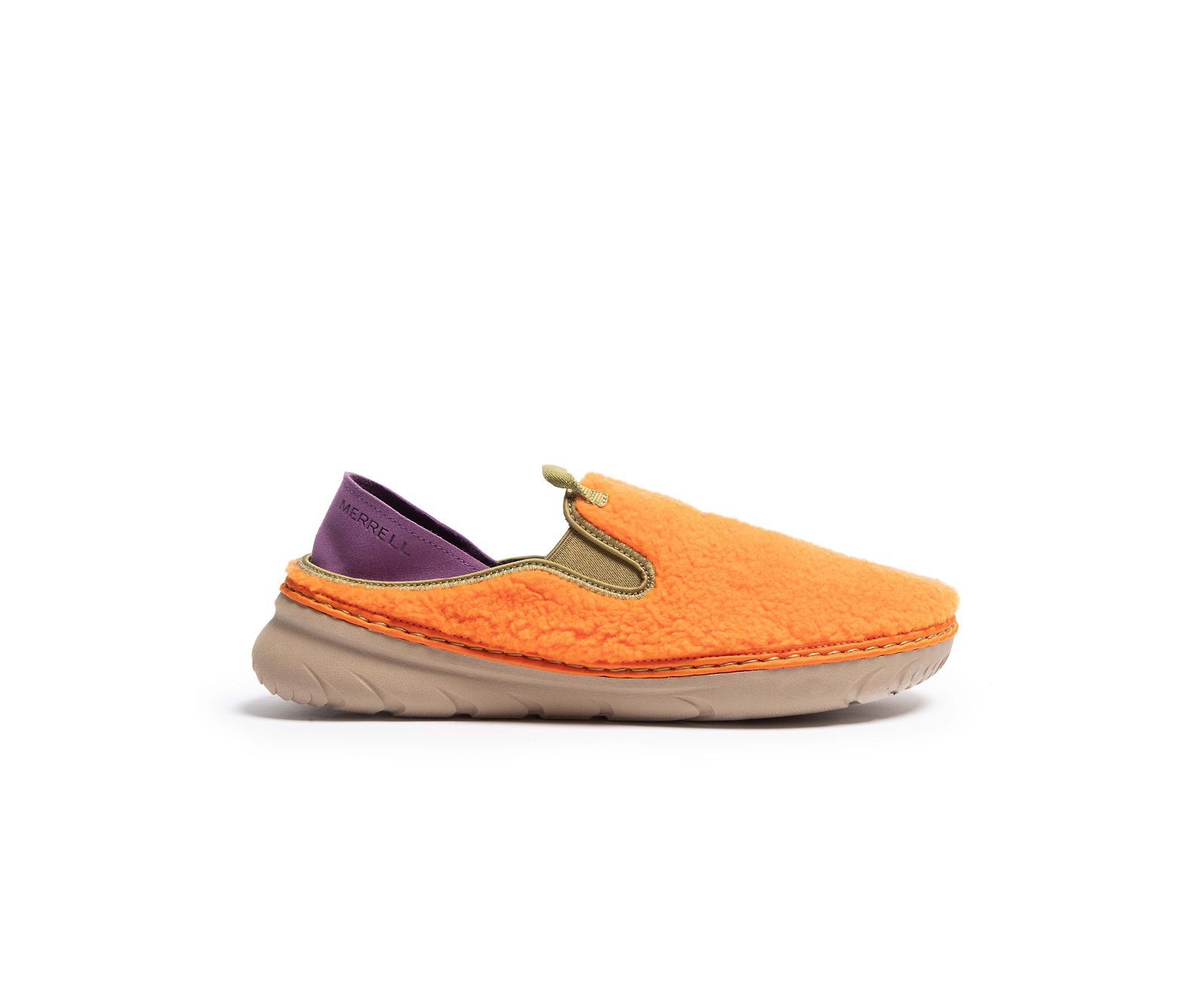 Slip On Merrell Hut Moc Fleece Masculino Laranja | 46890-XUPG