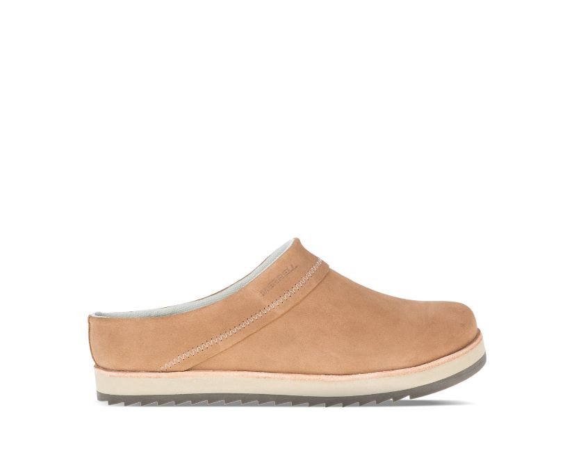 Slip On Merrell Juno Clog Camurça Feminino Marrom | 10942-LSTW