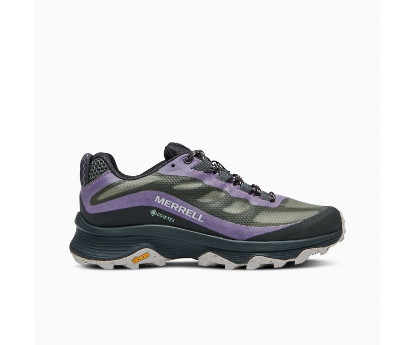 Tenis Merrell Moab Speed GORE-TEX® Feminino Pretas / Roxo | 56392-WRZQ