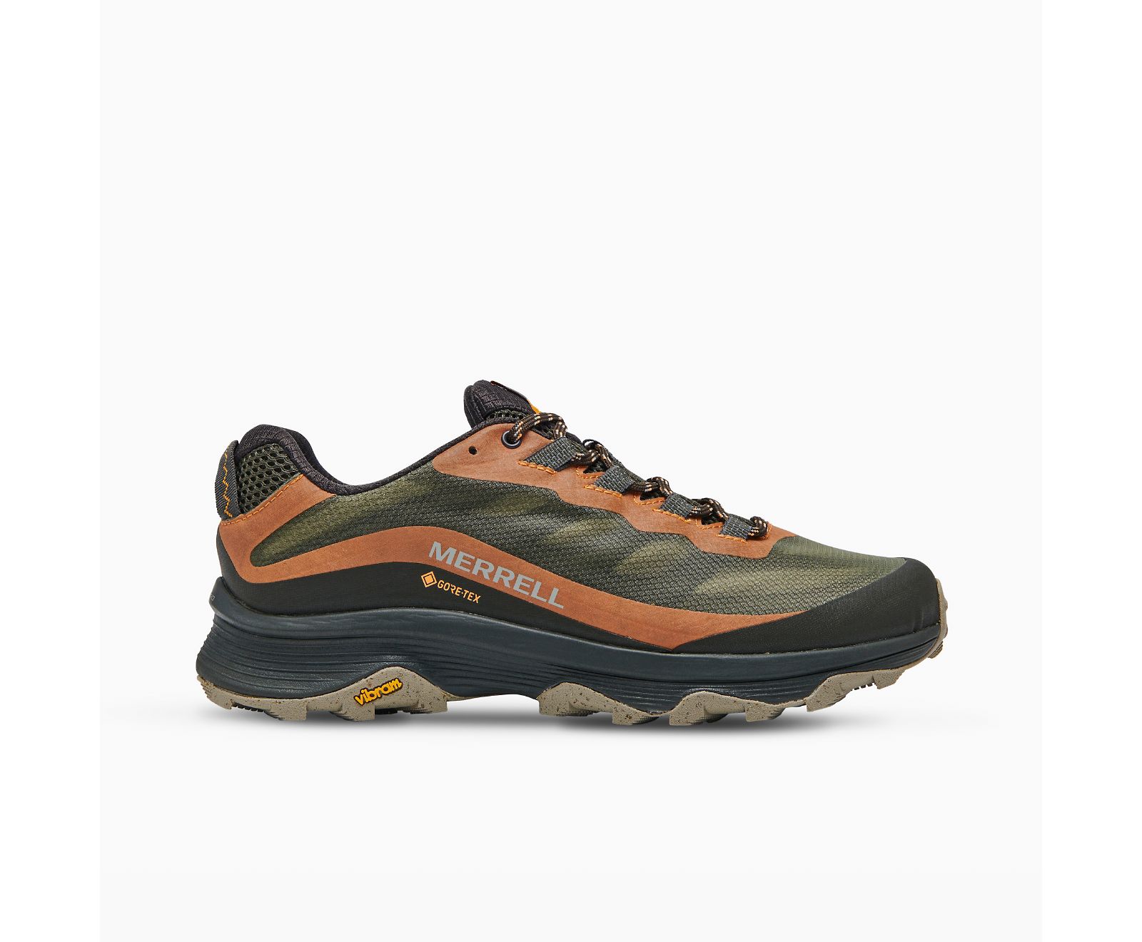 Tenis Merrell Moab Speed GORE-TEX® Masculino Laranja / Verdes | 15830-IAEX